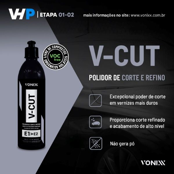 Polidor de Corte Premium V-CUT 500ML