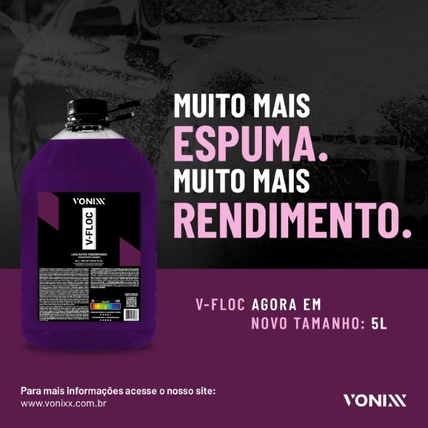 Lava Autos Super Concentrado V-FLOC 500ML